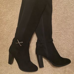 Kelly & Katie DAWSYN WIDE CALF BOOT black